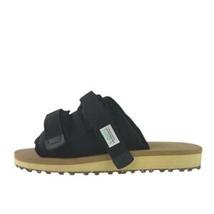 NEW Suicoke Moto Cab Eco Black Velcro Strap Slip-On Slippers Slides Sandas 12